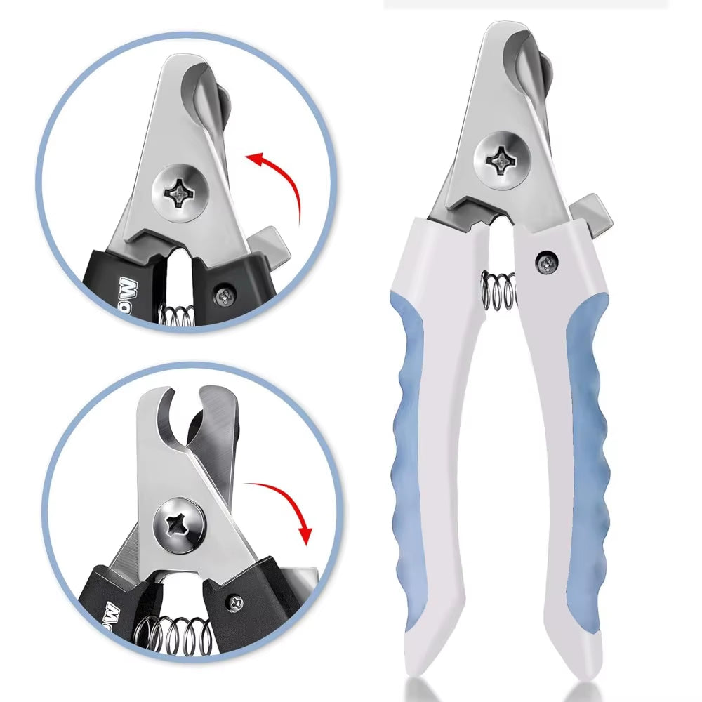 Dog Nail Trimmers and Cat Nail Clipper Set,Professional Dog Nail Clippers for Small Breeds, Pet Trimmers, Safe Cat Claw Clippers