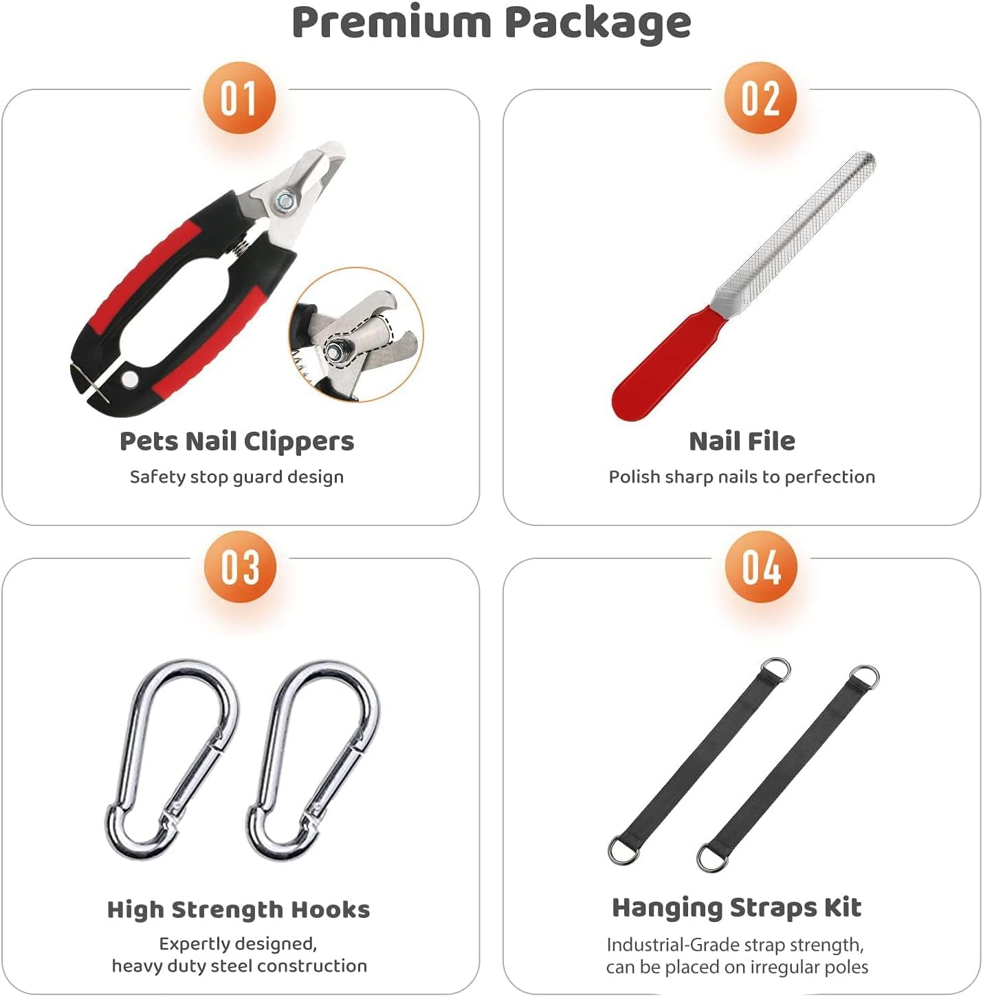 Pet Grooming Hammock Harness for Dogs & Cats, Dog Hammock for Grooming Bag Pet Grooming Hammock with Nail Clippers Dog Holder Dog Hanging Harness for Nail Trimming