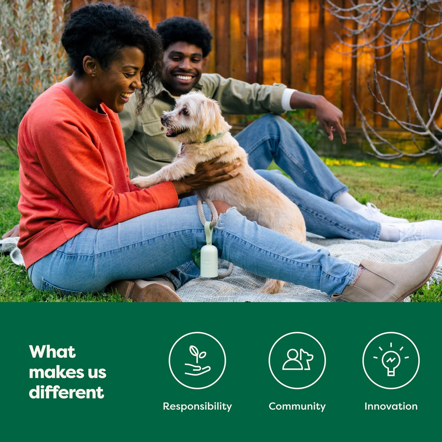 (4 Pack)  Dog Poop Bags, Ultra Thick and Leak Proof Dog Waste Bags, Unscented, 60 Count